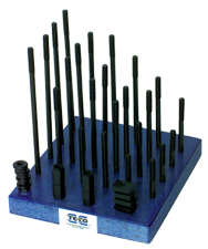 T-Nut and Stud Set - #68205; M12 x 1.75 Stud Size; 16mm T-Slot Size - USA Tool & Supply