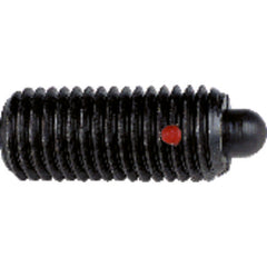 End Force Spring Plunger - 3 lbs Initial End Force, 13 lbs Final End Force (1/4″–20 Thread) - USA Tool & Supply