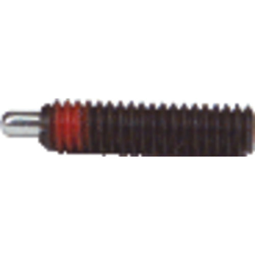 End Force Spring Plunger - 1 lbs Initial End Force, 4 lbs Final End Force (1/4″–20 Thread) - USA Tool & Supply