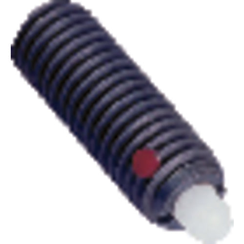 End Force Spring Plunger - 2.7 lbs Initial End Force, 9.3 lbs Final End Force (1/2″–13 Thread) - USA Tool & Supply