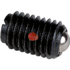 Ball Plunger - 3 lbs Initial End Force, 6 lbs Final End Force (1/2–13 Thread) - USA Tool & Supply