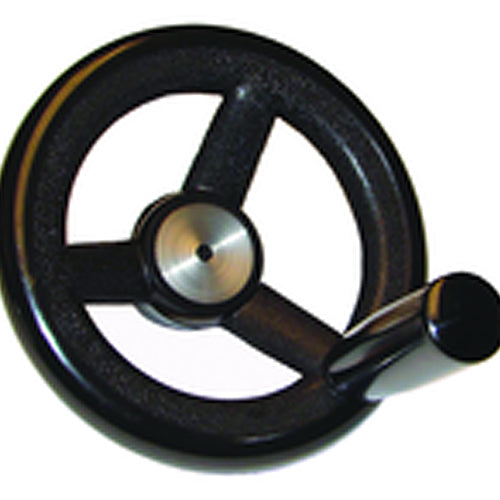 Nylon Hand Wheels - 4.92″ Wheel Diameter, 1.18″ Hub Diameter - USA Tool & Supply