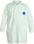 Tyvek® White Two Pocket Lab Coat - 4XL (case of 30) - USA Tool & Supply