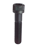 M8 - 1.25 x 25 - Black Finish Heat Treated Alloy Steel - Cap Screws - Socket Head - USA Tool & Supply