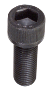 3/8-24 x 5/8 - Black Finish Heat Treated Alloy Steel - Cap Screws - Socket Head - USA Tool & Supply
