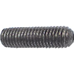 #3-48 × 5/32″ - Black Finish Heat Treated Alloy Steel - Socket Set Screws - Cup Point - USA Tool & Supply