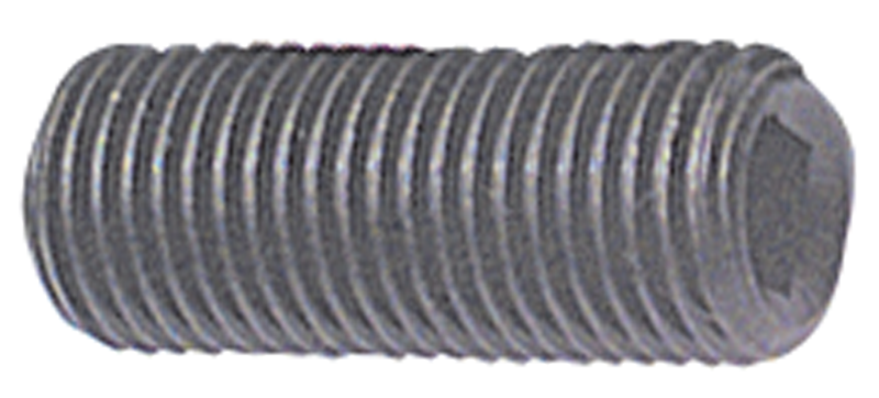 0-80 x 1/8 - Black Finish Heat Treated Alloy Steel - Socket Set Screws - Cup Point - USA Tool & Supply