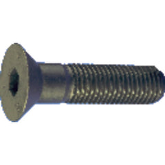 1/4″-28 × 1 1/4″ - Black Finish Heat Treated Alloy Steel - Cap Screws - Flat Head - USA Tool & Supply