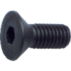 #10-24 × 3/8″ - Black Finish Heat Treated Alloy Steel - Cap Screws - Flat Head - USA Tool & Supply