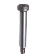 M12 x 16 - Black Finish Heat Treated Alloy Steel - Shoulder Screws - Socket Head - USA Tool & Supply