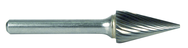 6mm EdgeHog Conical Carbide Bur SM-2M-D Standard Alt Diamond (Double) - USA Tool & Supply