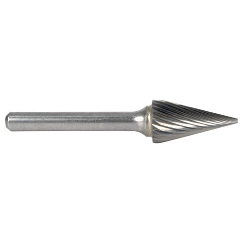 6mm EdgeHog Conical Carbide Bur SM-1M-D Standard Alt Diamond (Double) - USA Tool & Supply