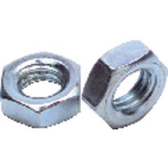 3/8″-16 - Zinc / Bright - Hex Jam Nut - USA Tool & Supply