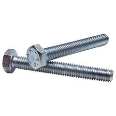 M6-1.00 mm × 8 mm - Zinc Plated Heat Treated Alloy Steel - Cap Screws - Hex - USA Tool & Supply