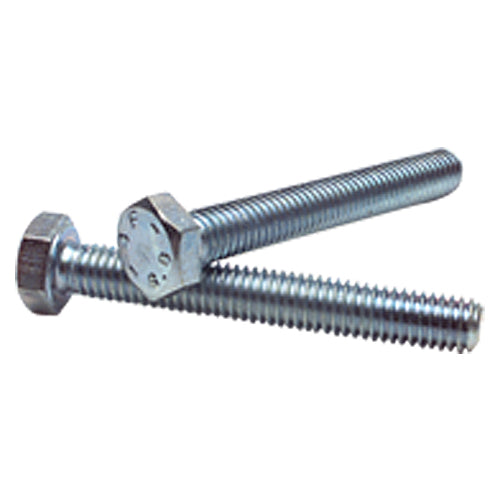 M8-1.25 × 25 mm - Zinc Plated Heat Treated Alloy Steel - Cap Screws - Hex - USA Tool & Supply