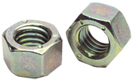 7/8-9 - Zinc / Yellow / Bright - Finished Hex Nut - USA Tool & Supply