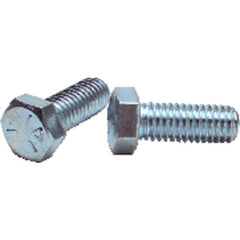 1/4″-20 × 7/8″ - Zinc Plated Heat Treated Alloy Steel - Cap Screws - Hex - USA Tool & Supply