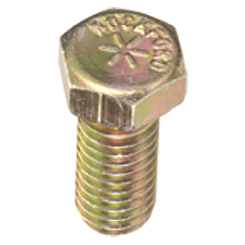 1/4″-20 × 1/2″ - Zinc / Yellow Plated Heat Treated Alloy Steel - Cap Screws - Hex - USA Tool & Supply