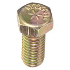 1/4″-20 × 1/2″ - Zinc / Yellow Plated Heat Treated Alloy Steel - Cap Screws - Hex - USA Tool & Supply