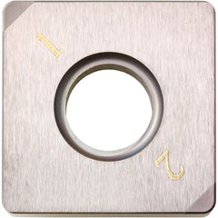 SNGA 431 KBN05M, 1/64″ Corner Radius, 3/16″ Thick, 1/2″ Inscribed Circle, MEGACOAT, 90 Degree Square, Turning Indexable Insert