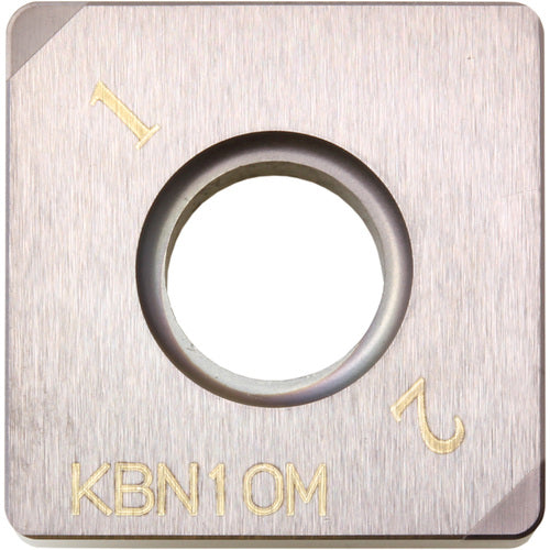 SNGA 433 MET KBN05M, 3/64″ Corner Radius, 3/16″ Thick, 1/2″ Inscribed Circle, MEGACOAT, Square, Turning Indexable Insert - Exact Industrial Supply