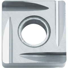 SNGG 431 C TN60, 1/64″ Corner Radius, 3/16″ Thick, 1/2″ Inscribed Circle, TiCN/NbC, Square, Turning Indexable Insert - Exact Industrial Supply