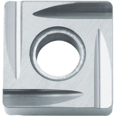SNGG 322 B TN60, 1/32″ Corner Radius, 1/8″ Thick, 3/8″ Inscribed Circle, TiCN/NbC, Square, Turning Indexable Insert - Exact Industrial Supply