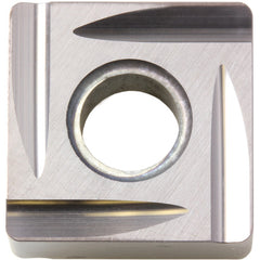 SNMG 431 C PV710, 1/64″ Corner Radius, 3/16″ Thick, 1/2″ Inscribed Circle, TiCN (MEGACOAT NANO), Square, Turning Indexable Insert - Exact Industrial Supply