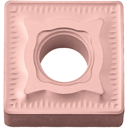 SNMG 432 GC CA320, 1/32″ Corner Radius, 3/16″ Thick, 1/2″ Inscribed Circle, TiCnulll2O3/Ti, Square, Turning Indexable Insert - Exact Industrial Supply