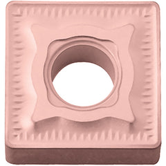 SNMG 432 GC CA320, 1/32″ Corner Radius, 3/16″ Thick, 1/2″ Inscribed Circle, TiCnulll2O3/Ti, Square, Turning Indexable Insert - Exact Industrial Supply