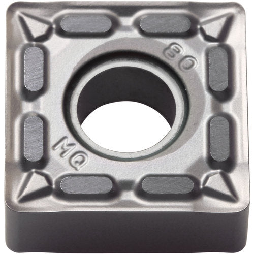 CNMG 431 MQ PR005S, 1/64″ Corner Radius, 3/16″ Thick, 1/2″ Inscribed Circle, MEGACOAT HARD, Diamond, Turning Indexable Insert