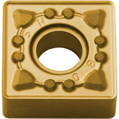 SNMG 433 MS CA6515, 3/64″ Corner Radius, 3/16″ Thick, 1/2″ Inscribed Circle, TiCnulll2O3/TiN, Square, Turning Indexable Insert - Exact Industrial Supply