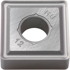 SNMG 644 MU PR015S, 1/16″ Corner Radius, 1/4″ Thick, 3/4″ Inscribed Circle, MEGACOAT HARD, Square, Turning Indexable Insert - Exact Industrial Supply