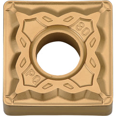 SNMG 431 PQ PV7025, 1/64″ Corner Radius, 3/16″ Thick, 1/2″ Inscribed Circle, TiCN (MEGACOAT), Square, Turning Indexable Insert - Exact Industrial Supply