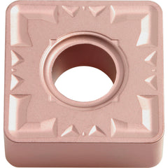 SNMG 433 ZS CA320, 3/64″ Corner Radius, 3/16″ Thick, 1/2″ Inscribed Circle, TiCnulll2O3/Ti, Square, Turning Indexable Insert - Exact Industrial Supply