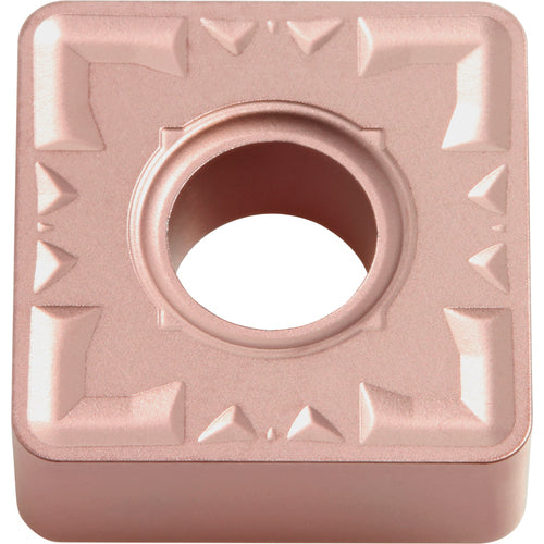 SNMG 433 ZS CA310, 3/64″ Corner Radius, 3/16″ Thick, 1/2″ Inscribed Circle, TiCnulll2O3/Ti, Square, Turning Indexable Insert - Exact Industrial Supply