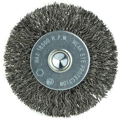 ‎3″ Diameter-1/4″ Shank-0.014″ Wire - Cup Brush - USA Tool & Supply