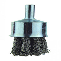 ‎3/4″ Diameter-1/4″ Shank-0.014″ Wire - End Brush - USA Tool & Supply