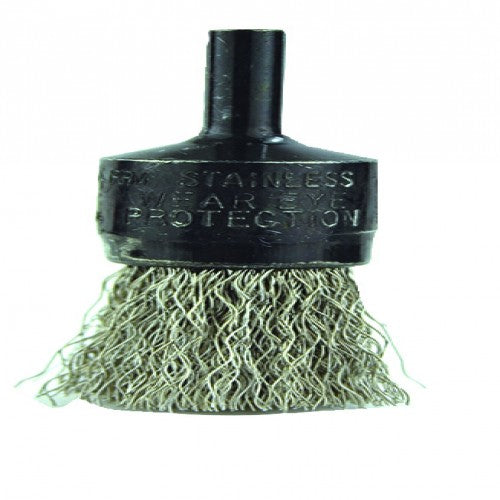 ‎3/4″ Diameter-1/4″ Shank-0.010″ Wire - End Brush - USA Tool & Supply