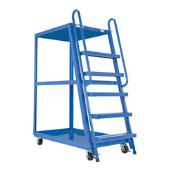 High Frame Cart 27.5 × 51 Mold-On-Rubber - Exact Industrial Supply