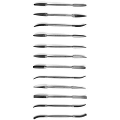 Riffler File Set, 12 Piece, 0 Cut, 7 in