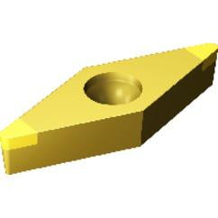 VBGW 332S0320-F Grade 7015 Turning Insert - USA Tool & Supply