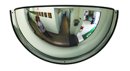 18" Half Dome Mirror -Polycarbonate Back - USA Tool & Supply
