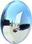 18" Dia. 3/4 Dome Mirror For Outside Corner- Polycarbonate - USA Tool & Supply