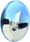 26" Dia. 3/4 Dome Mirror For Outside Corner- Polycarbonate - USA Tool & Supply