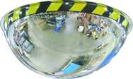 48" Full Dome Mirror With Safety Border - USA Tool & Supply