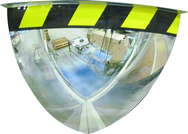 26" Quarter Dome Mirror-Safety Border - USA Tool & Supply