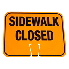 Cone Sign Sidewalk Closed - USA Tool & Supply