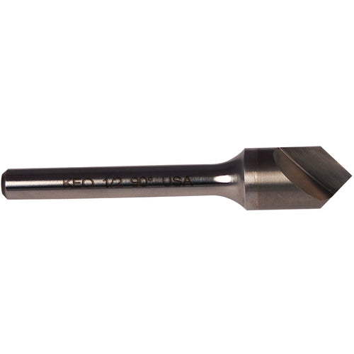 ‎1/4 Size-1/4 Shank-100° Single Flute Countersink - USA Tool & Supply