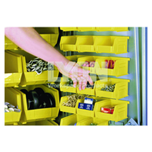 4 1/8″ × 5 3/8″ × 3″ - Yellow Small Plastic Bin - USA Tool & Supply